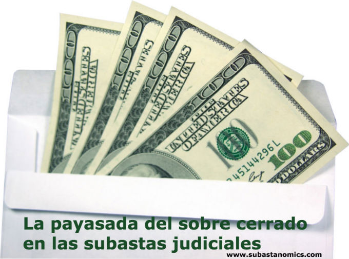Pujar con sobre cerrado en las subastas judiciales