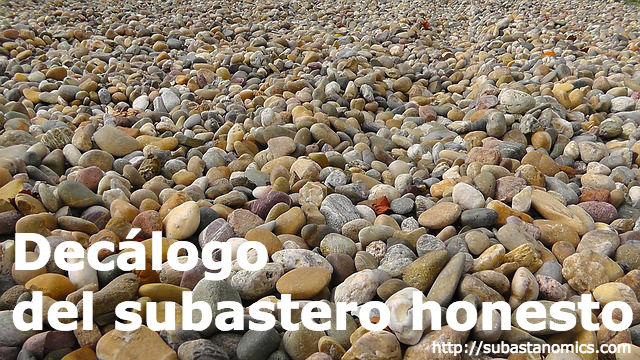 Decálogo del subastero honesto