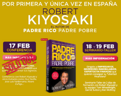 Conferencia de Kiyosaki para aprender a ganar dinero y comprar un mercedes