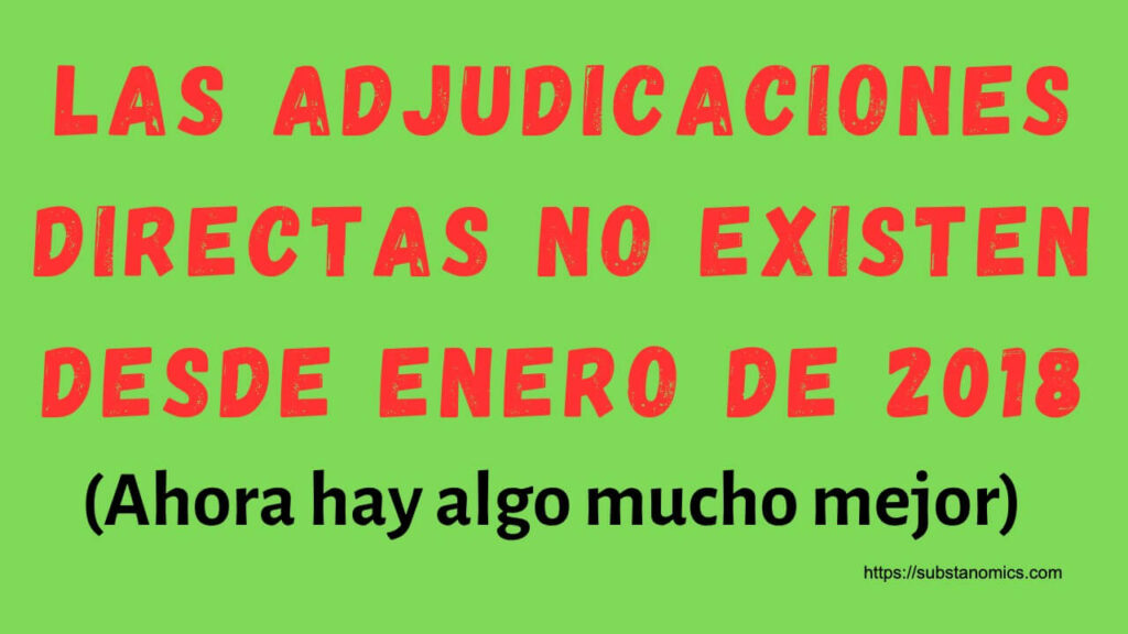 Subastas de Adjudicación Directa