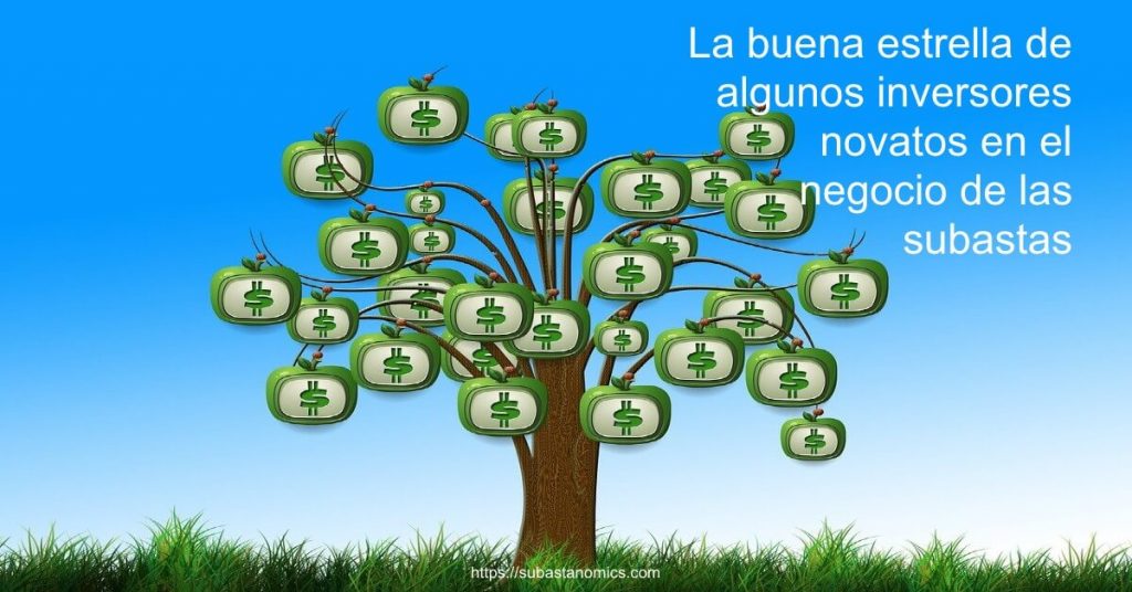 Que no te sorprenda la buena estrella que tienen los inversores novatos en el negocio de las subastas